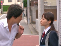 制服姿と困り眉がキュン萌えのもえちゃんが男子たちに脅されて髪ボサボサで輪姦される