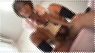 【中出し】泉麻那 ショートカットギャルJKが男2人を相手にしてハッスルして3P中出しフィニッシュｗ