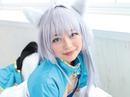 【新作】ちっぱいパイパンの現役アイドルがケモミミの従者になってイチャラブコスプレSEX！