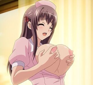 巨乳の淫乱看護婦が病室で患者とセックス！自ら乳を揉んで腰を振りまくる