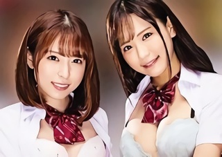 【あおいれな・広瀬なるみ・痴女】ロリ顔の超絶カワイイ美少女JKたちがM男のチンポを好き放題弄ぶハーレム状態の3P中出しセックス！！