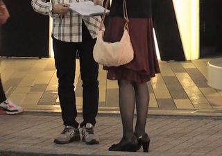 人妻ナンパ「パーティの帰りで…♡♡」脱ぐと凄い色白な美巨乳おっぱいの清楚な素人美魔女・美熟女おばさんを口説いて膣内射精