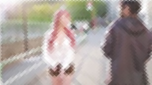 【女子校生】ビッチでエロい制服姿の女子校生ギャル、西宮ゆめのフェラ逆ナン手コキプレイ！