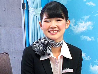 ≪M号≫心優しいCAさんにお願いしまくって素股///制服姿の激カワ美少女CAと恥じらいセックス♡