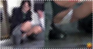 ギャルに虐められる陰キャ眼鏡女子校生。我慢できなくなり着衣放尿（処女のおしっこ美味しそう）