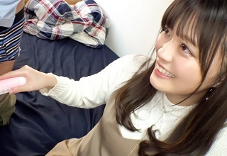 笑顔で淫語責めをする清楚系ビッチな22歳の女子大生！Dカップ