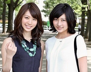 こんなカワイイ奥様二人と不倫ハーレムセックスしたい！美しい二人とディープキスして好き放題できたらもう死んでもいい！