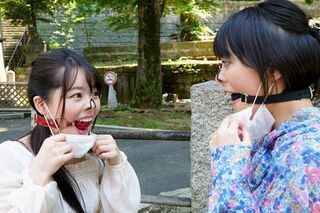 鼻フックの宮沢ちはるともなみ鈴を野外に連れ出したりフェラ抜きさせる