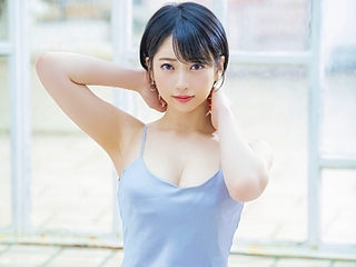 初体験のプレイでグショグショに♡黒髪清楚な巨乳美少女とエッチ♡アイドル級の美少女と濃厚セックス★