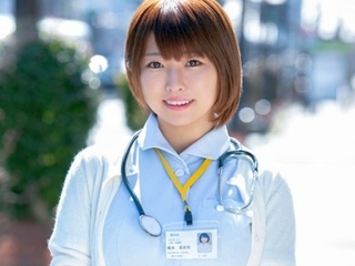 絶倫チンポに優しく性指導♥『ダメ!気持ちイイです』白衣の天使をナンパして恥じらい濃厚セックス★