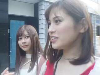 企画ナンパされた美人OLコンビがえちえちSEX！痴女り濃厚フェラ（パイセン）！屈曲位で中出し（コーハイ）！