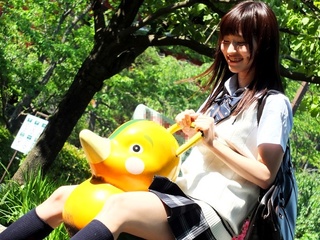 おじさんに言われた通り夏服で来たよ❤！激カワ制服美少女JKとお散歩デートの後はホテルでひたすら濃厚エロセックス！