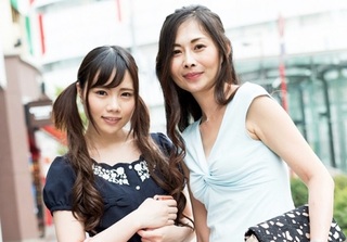 【連続射精・連続中出し】「私にもぉ♡」ナンパした素人母娘！巨乳おっぱい美魔女ママとギャル娘2人に膣内射精してあげるｗｗ