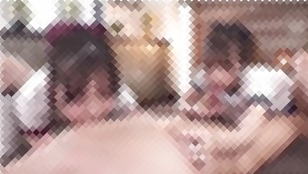 【女子校生】ブルマの痴女女子校生の、3Pハーレムおしゃぶり無料エロ動画。