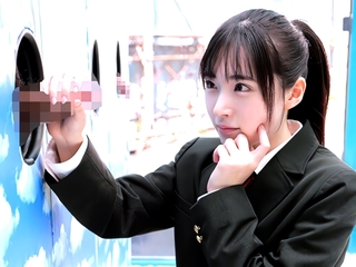 【MM号】「大丈夫かな…わかるかな…」カワイイJK彼女が並び起つ壁ちんぽの中から彼氏を当てられるかゲーム！【素人ナンパ】