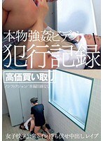 女子校生公衆トイレ待ち伏せ中出しレイプ