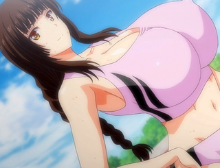 デカすぎる乳房！エリート選手の爆乳JKが顧問のおっさんにデカチンをハメられてイキまくる