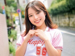 【素人ナンパ】美少女チアガールがデカチン素股に挑戦するエロ企画⁉無毛マンコにバックで膣内射精された可愛いお姉さん！