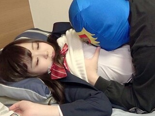 【円光】「もっとして」美乳可愛らしい制服姿のJKの円光ハメ撮りエッチ