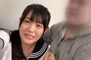 天然甘えん坊娘な清楚系ルックスな無垢美少女が生チンポハメに痙攣イキするハメ撮り