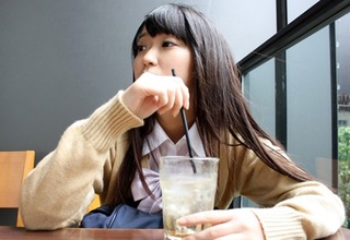 【Ｊ系・ハメ撮り】「いいよぉ…♡」スレンダー美乳おっぱいの清純ロリに車で口淫させ、ホテルでSM拘束・膣内射精SEX！