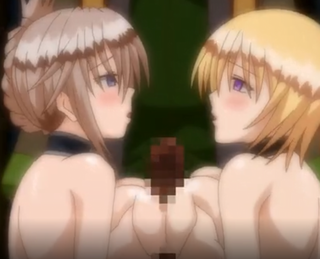 性奴隷にされたエロすぎる巨乳美女達がデカい肉棒を射精するまでWパイズリ